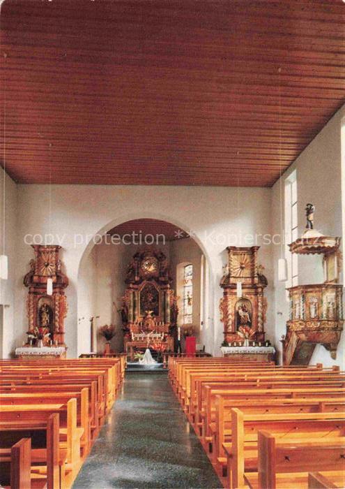 Ludwigshafen Bodman-Ludwigshafen Bodensee BW St Otmar Pfarrkirche Inneres