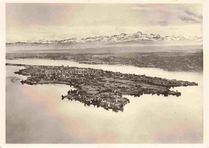 Insel Reichenau Bodensee Fliegeraufnahme