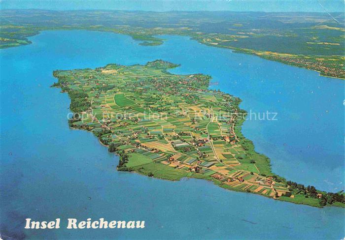 Insel Reichenau Bodensee Fliegeraufnahme