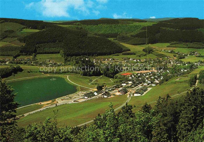 Niedersfeld Winterberg Hochsauerlandkreis NRW Panorama See