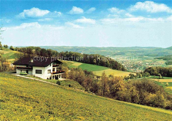Winterkasten Lindenfels Hessen Landhaus Sonne Landschaftspanorama