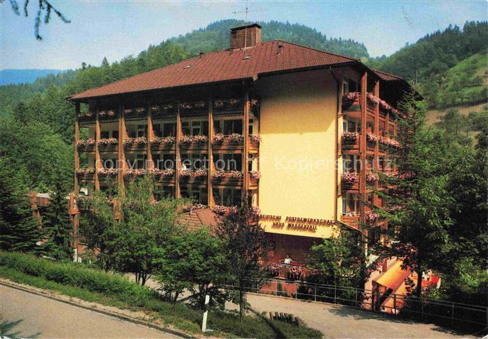 Oppenau Ortenaukreis BW Deutsche Postgewerkschaft Haus Wasserfall