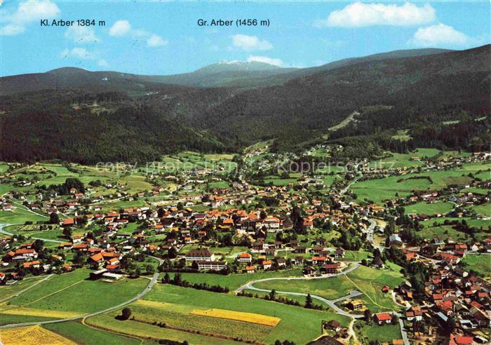 Bodenmais Regen Bayern Panorama Hoehenluftkurort Bayerischer Wald Blick gegen Ar