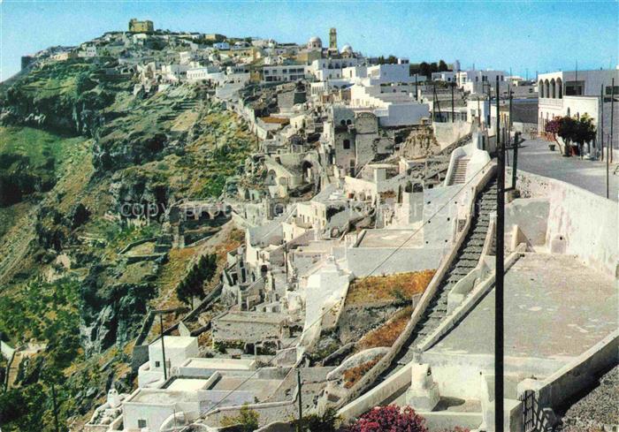 Tera Thira Thera Santorin Greece Vue partielle