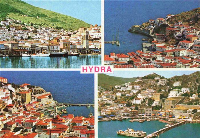 Hydra Ydra Hidra Idra Greece Teilansichten Hafen
