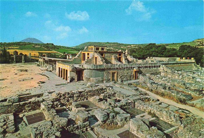 Knossos Cnosse Kreta Crete Greece Vue générale sur la Palais Ruines Antike Staet
