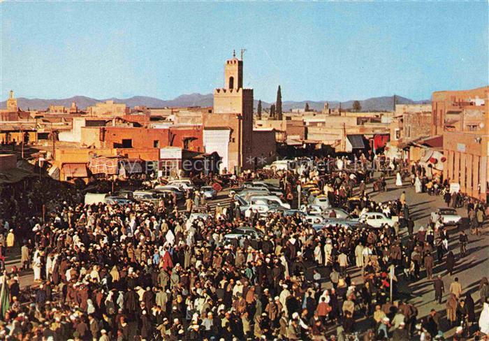 Marrakech Marrakesch Maroc Place Djemoa El Fna