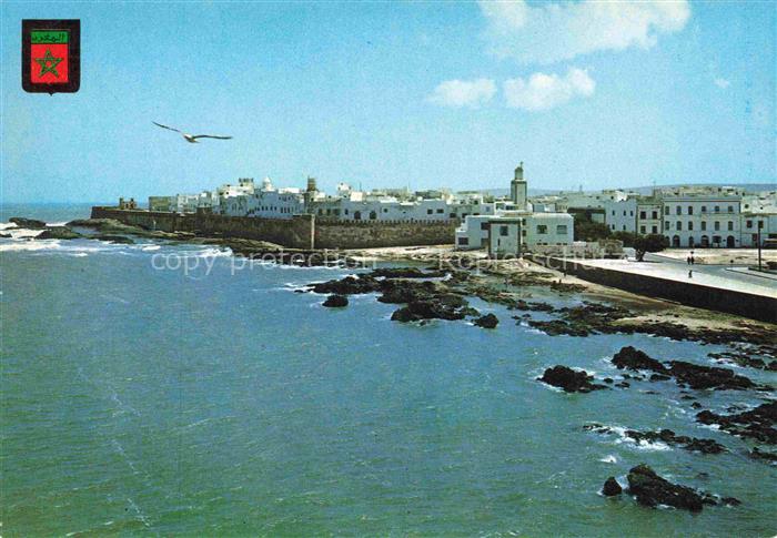 Essaouira Maroc Vue du rempart et Medina