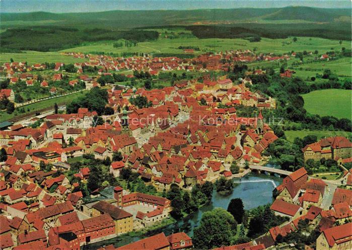 Lauf Pegnitz Nuernberger Land Bayern Fliegeraufnahme