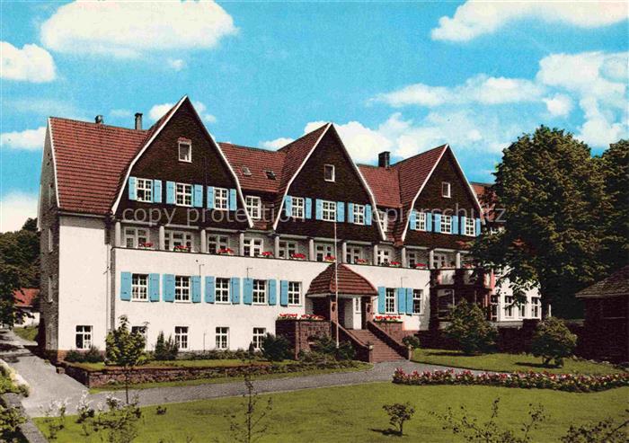 Karlshafen Bad Carlshafen Kassel Hessen Eisenbahner-Erholungsheim