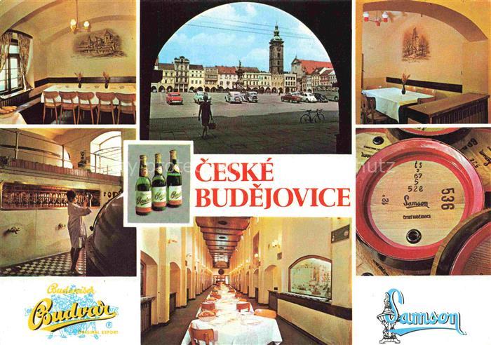 CESKE BUDEJOWICE Cesky Budejovic Budweis CZ Gastraeume Braukeller Marktplatz