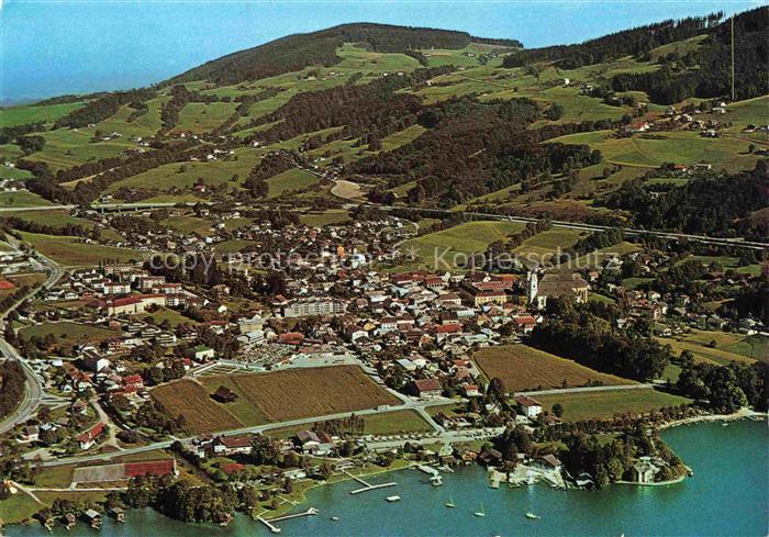 Mondsee Salzkammergut Oberoesterreich AT Panorama Perle im Salzkammergut