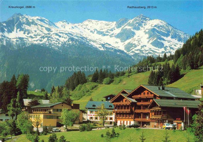 Badgastein BAD GASTEIN Pinzgau Pongau AT Teilansicht mit Wetzlgut Blick gegen Kr