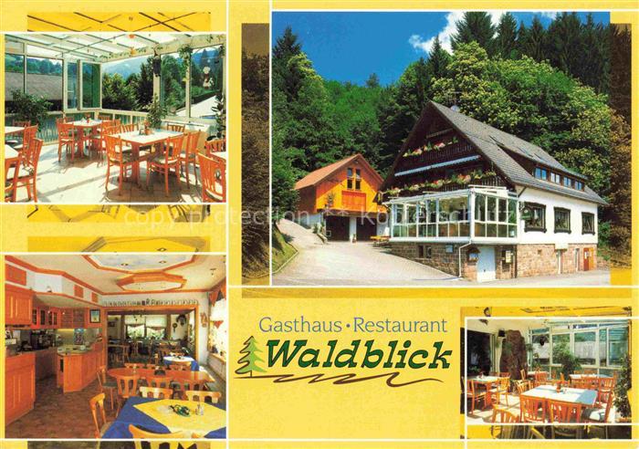 Ottenhoefen Schwarzwald Gasthaus Restaurant Waldblick Gastraum Wintergarten