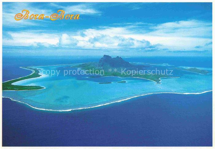 Bora-Bora Polynesie Francaise Polynesien Fliegeraufnahme