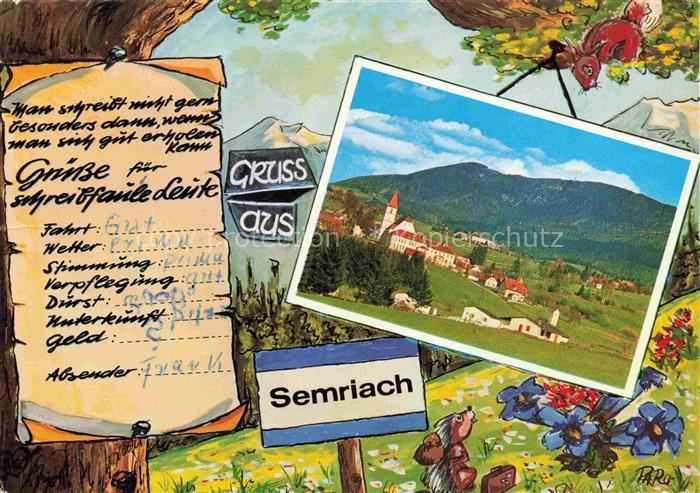 Semriach GRAZ Steiermark AT Panorama mit Schoeckel