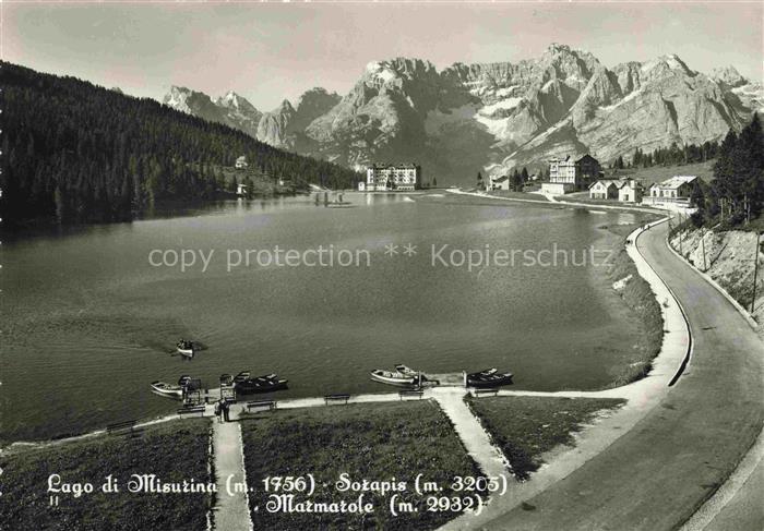 Sorapis Lago di Misurina Cortina d Ampezzo IT Panorama Marmarole