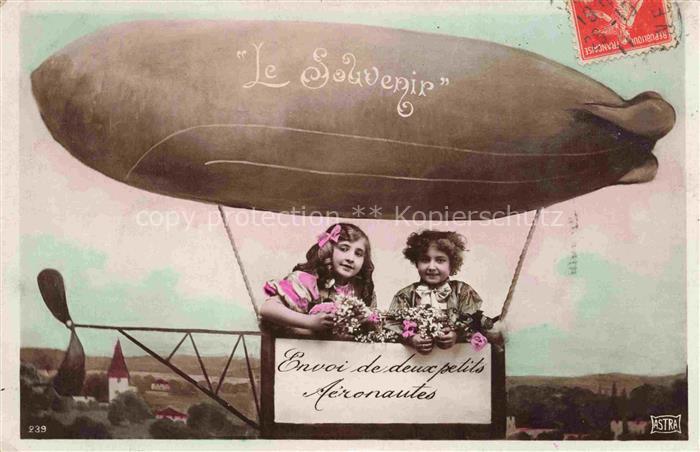 Foto ASTRA Nr. 239 Zepelin Kinder le Souvenir