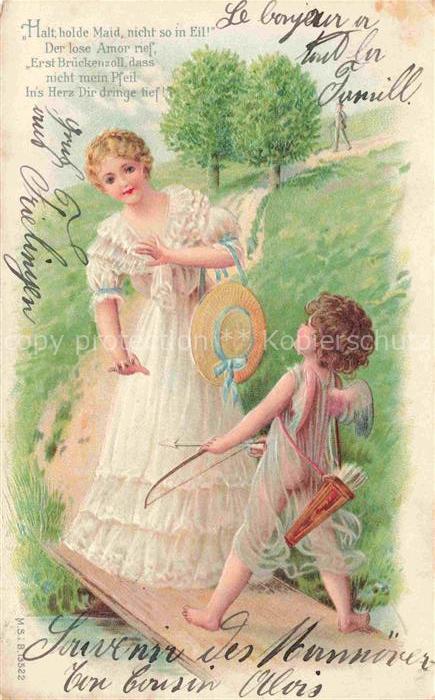 Engel Ange Angel Angelo-- Kinder Child Litho