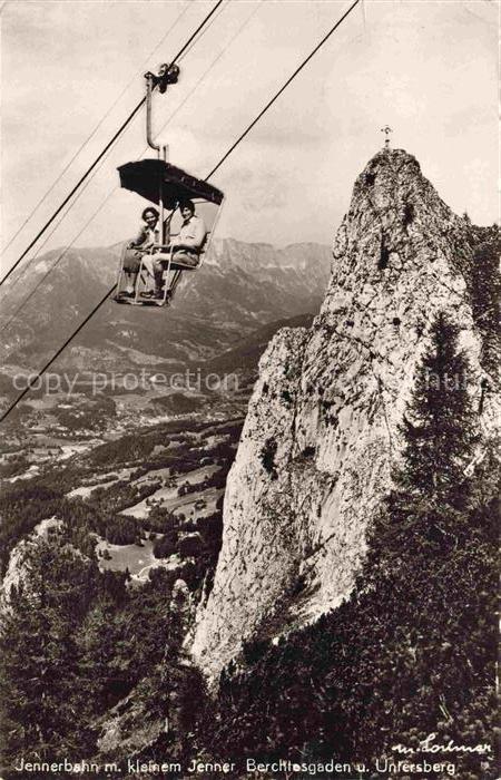 Sessellift Chairlift Telesiege Jennerbahn Berchtesgaden Unterberg