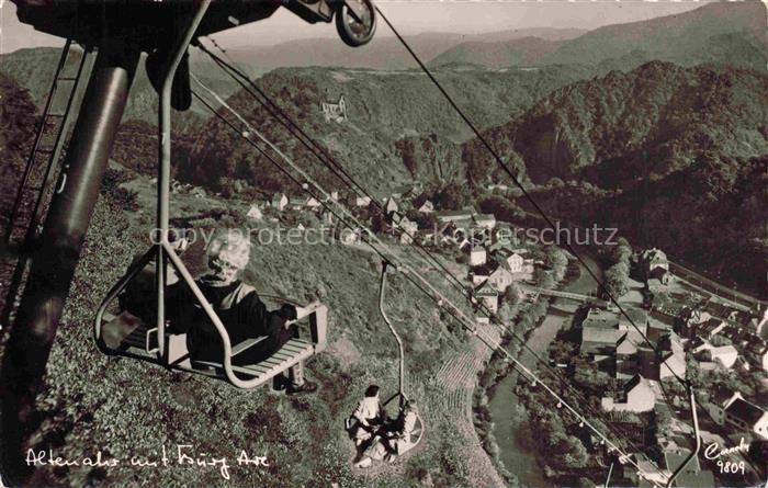 Sessellift Chairlift Telesiege Altenahr Burg Are