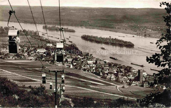 Sessellift Chairlift Telesiege Seilbahn Ruedesheim am Rhein Niederwald