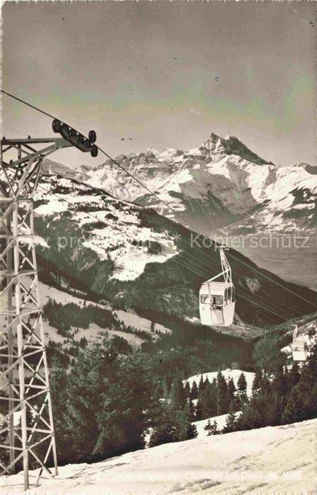 Seilbahn Cable-Car Telepherique dents du Midi Schweiz