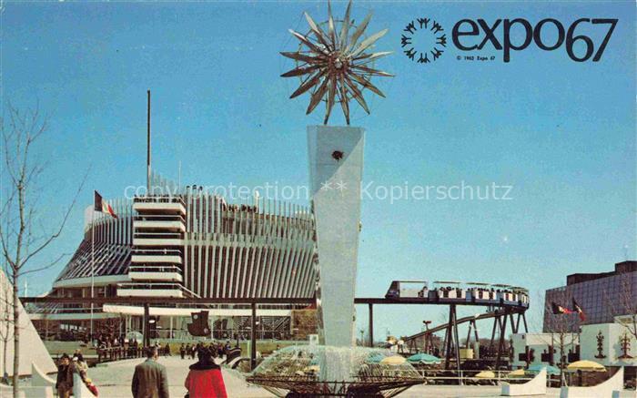 Exposition Universelle Internationale Montreal 1967 Le Pavillon de la France