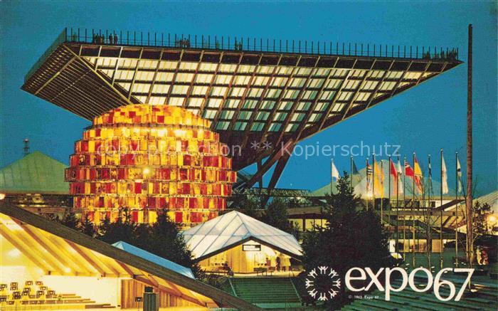 Exposition Universelle Internationale Montreal 1967 Le Pavillon du Canada