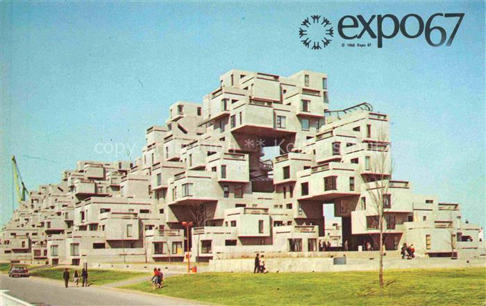 Exposition Universelle Internationale Montreal 1967 L'Habitat Canada