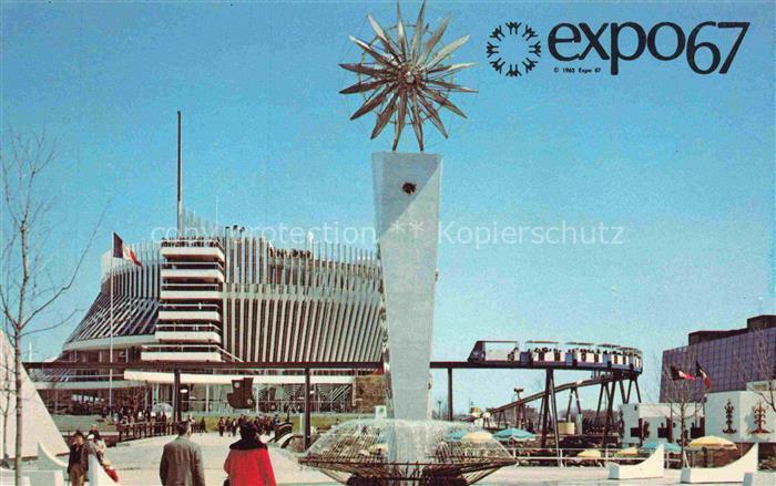 Exposition Universelle Internationale Montreal 1967 Le Pavillon de la France Can