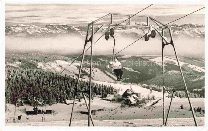 Sessellift Chairlift Telesiege Feldberger Hof Hotel Schwarzwald