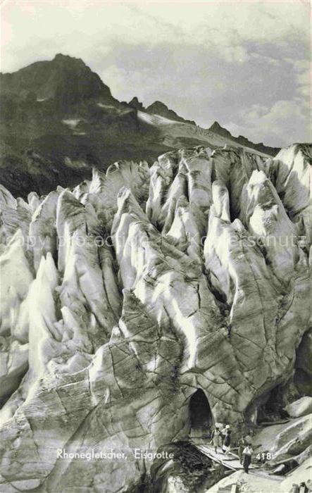 Gletscher Glacier Glaciar Ghiacciaio-- Rhone Eisgrotte
