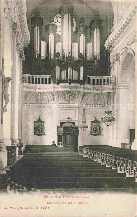 Orgel Kirchenorgel Organ Orgue Moyenmoutier Vosges