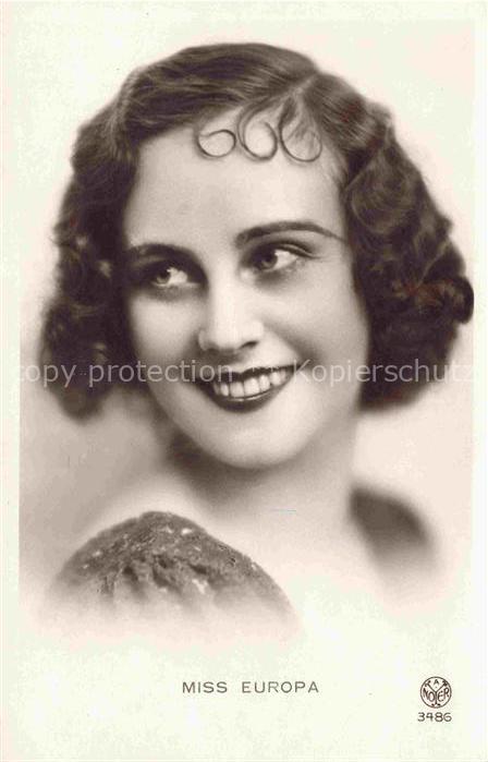 Foto Noyer A Paris Nr. 3486 Miss Europa Frau