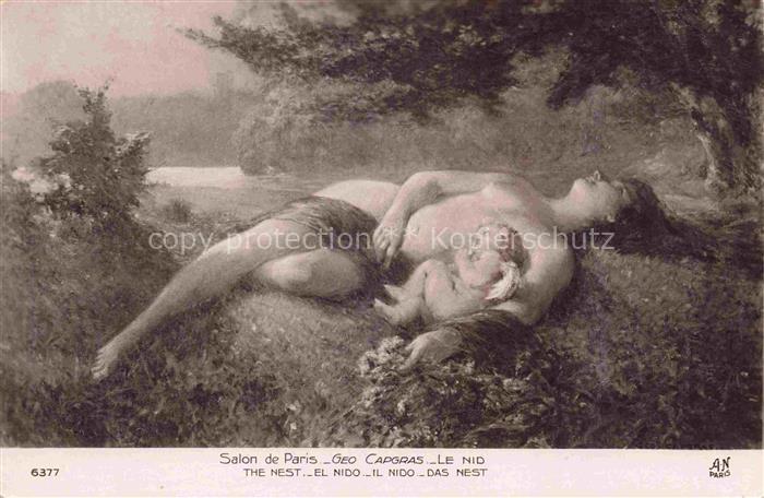 Foto AN Paris (Noyer) Nr. 6377 CAPGRAS Geo das Nest Engel