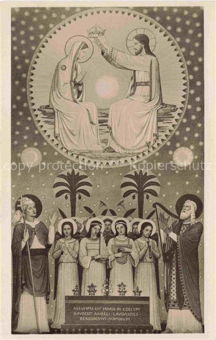 Jesus Christus Christentum Beuron Hochaltarbild Klosterkirche