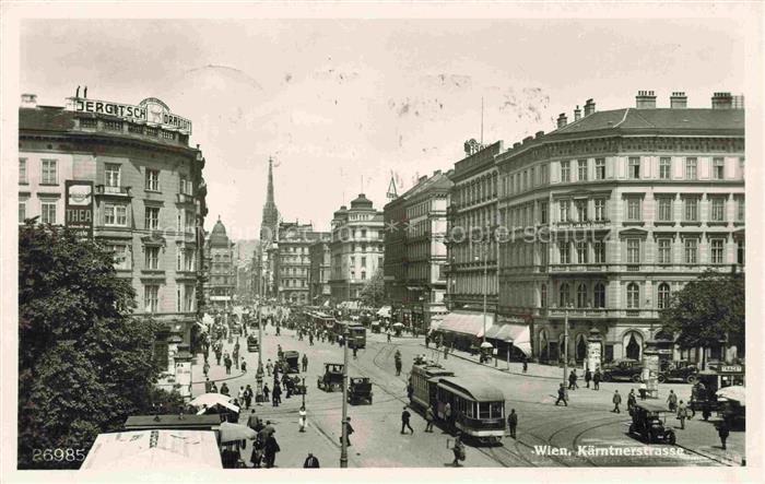 STRAssENBAHN Tramway-- Wien Kaerntnerstrasse