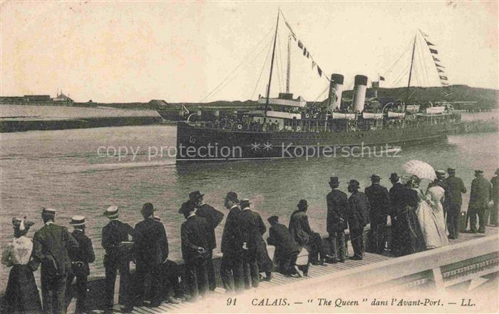 Schiffe Binnenschifffahrt Calais The Queen Avant Port