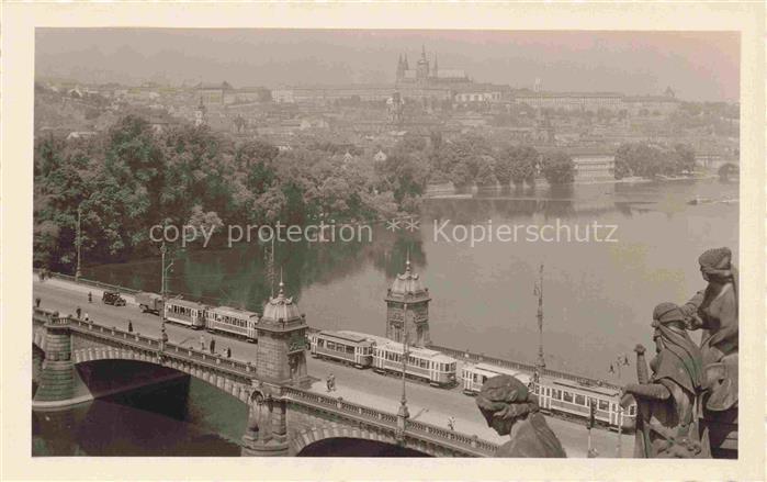 STRAssENBAHN Tramway-- Prag Praha Hradschin