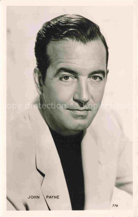 Acteur Actor SchauspielerIN Acrtrice Attore Attrice-- John Payne