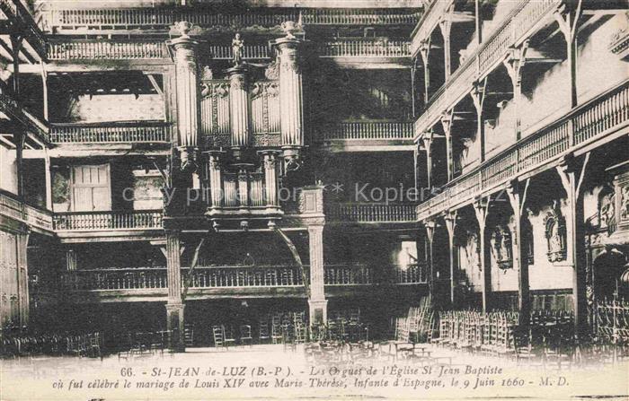 Orgel Kirchenorgel Organ Orgue St Jean de Luz