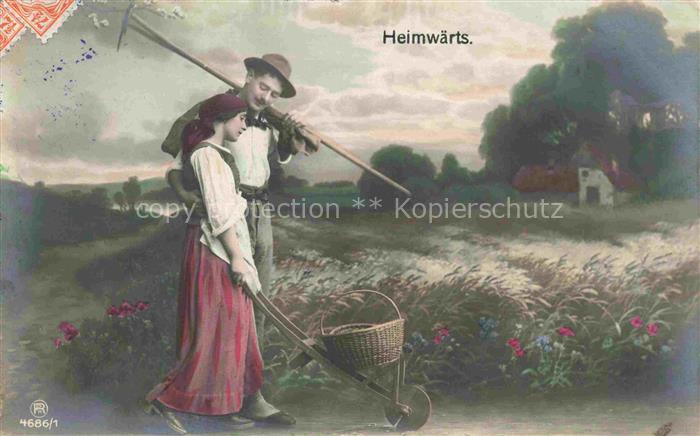 Foto RPH Nr. 4686/1 Heimwaerts Landwirtschaft