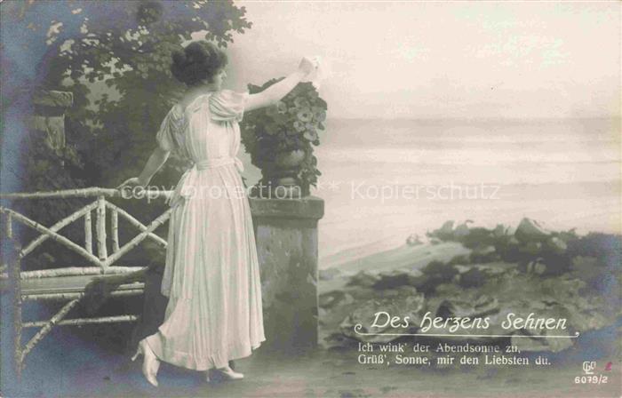 Foto GLCo Nr. 6039/2 Des herzen sehen Frau