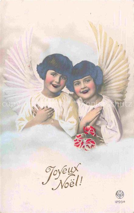 Foto Noyer A Paris Nr. 1299B Weihnachten Noel Maedchen Engel