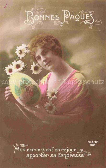 Foto Diane Nr. 102 Ostern Paques Frau Ei