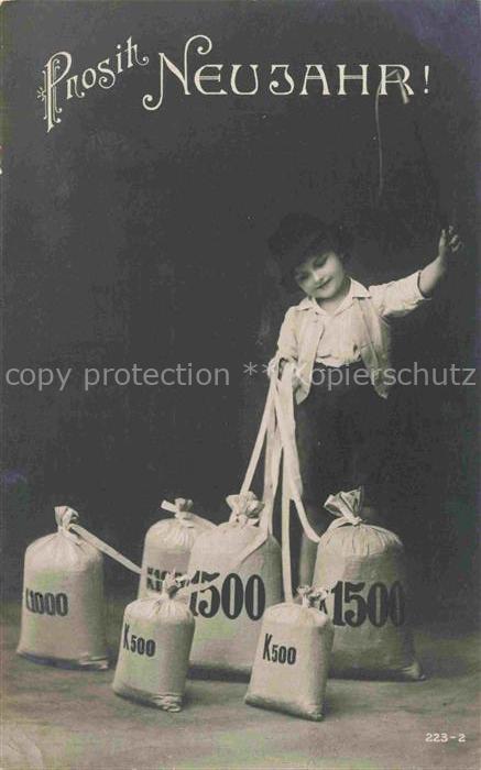 Neujahr Annee New Year Prosit Kind