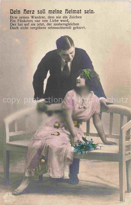Foto RKL Nr. 8107/3 Dein herz soll mein Heimat sein Bank