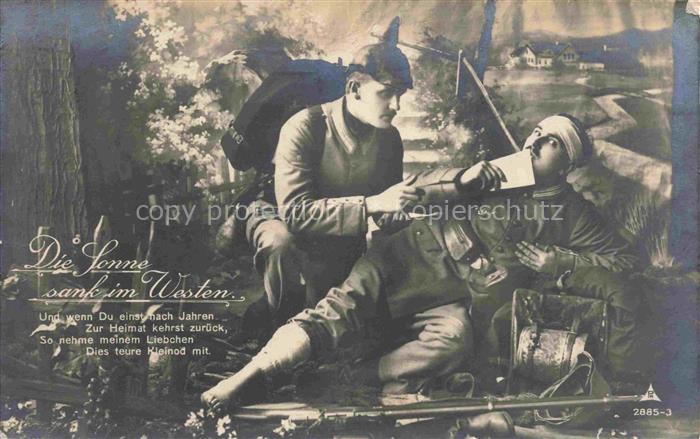 Foto PH Paris Nr. 2885-3 Soldaten Pickelhaube