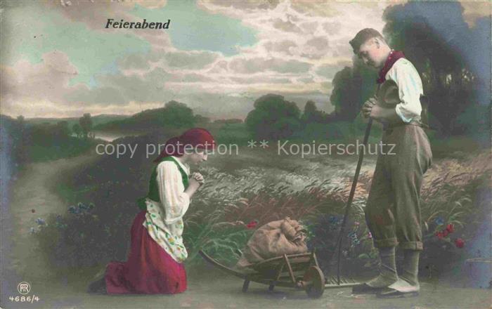 Foto RPH Nr. 4686/4 Feierabend Landwirtschaft